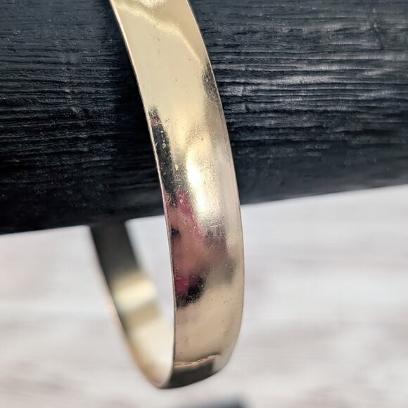 Vintage Bracelet Mirrored Gold Tone 8.25" - Fair Condition - Picture 2 of 8